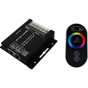 Příslušenství pro LED osvětlení PREMIUMLUX RGB kontroler pro LED pásky 12/24VDC 288W, dotykové dálkové RF ovládání