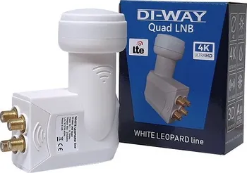 Satelitní konvertor Di-Way 3683607 LNB White Leopard Line