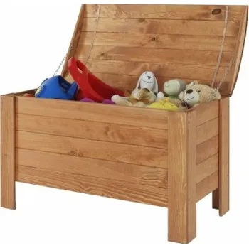 Truhla Dřevěná truhla s půlkulatým vrchem B-16 olše 50x77x40 Borovice