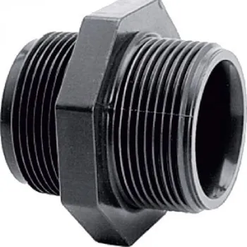 Pooltechnika Dvojitý nipl PVC d1"