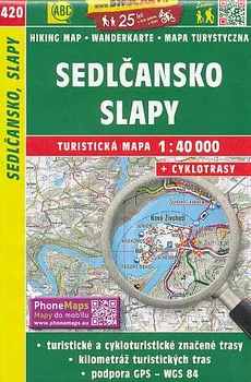 Sedlčansko, Slapy 1:40 000 - SHOCart (2018)