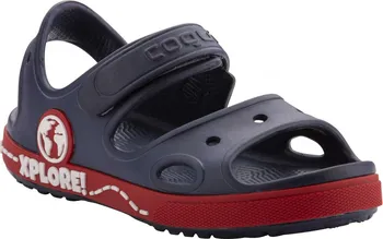 Chlapecké sandály Coqui Yogi tmavě modré/červené