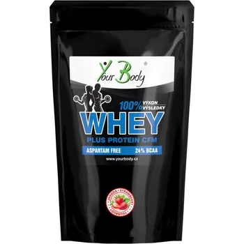 Protein YOURBODY WHEY PLUS PROTEIN Jahoda 1kg