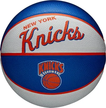 Basketbalový míč Wilson Team Retro New York Knicks Mini Ball