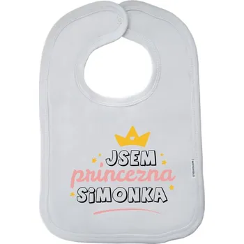 Bryndák Dětský bryndák New Baby Jsem princezna se jménem