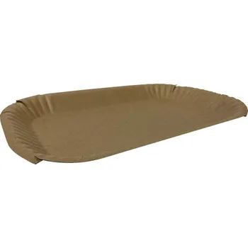 Jednorázové nádobí Tácek KRAFT 15x23x2cm (tuková bariéra) - balík (250 ks)