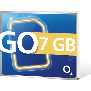 O2 GO předplacená karta 7 GB dat
