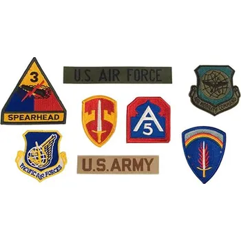 ROTHCO Nášivky MILITARY různé druhy 50ks