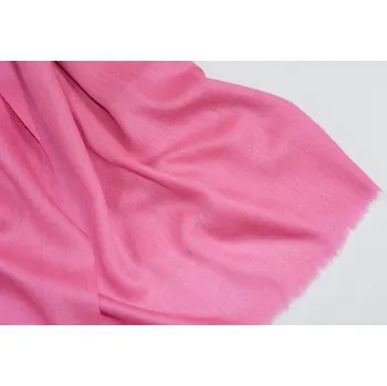 Šála Vlněná jednobarevná šála - malinová