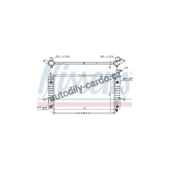 Chladič motoru Chladič motoru NISSENS 60908