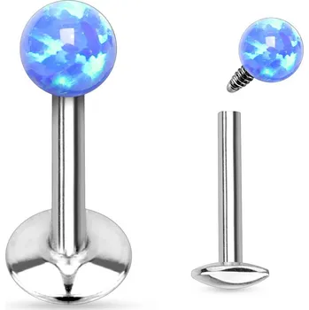 Piercing Šperky4U Piercing do brady - opál - LB01039-OP05