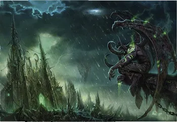 Plakát ABYstyle World of Warcraft Illidan Stormrage 91,5 x 61 cm