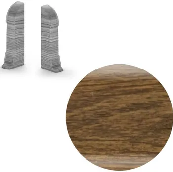 soklová lišta NOVÁK Koncovka L+P k soklové liště dub Colorado 56x23 1 pár NGTK81