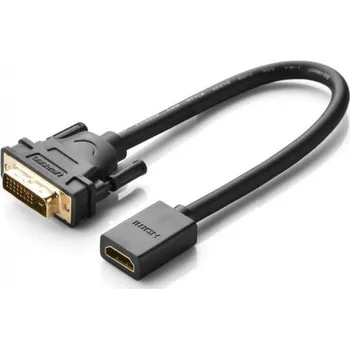 Video redukce UGREEN | Ugreen 20118 adaptér DVI - HDMI, černý (20118)