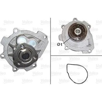 Chladič motoru Vodní čerpadlo, chlazení motoru VALEO 506837