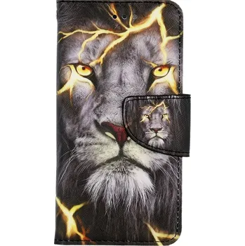 Pouzdro na mobilní telefon Pouzdro iPhone SE 2022 knížkové Magický lev (kryt neboli obal na iPhone SE 2022)