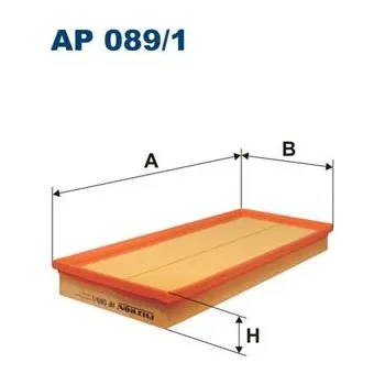 Vzduchový filtr Vzduchový filtr FILTRON AP 089/1