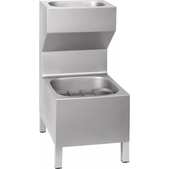 Výlevka Nerezová výlevka s umyvadlem VLU02 (na postavení)