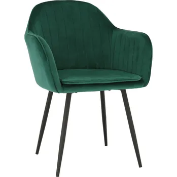 Tempo Kondela Designové křeslo, smaragdová Velvet látka, ZIRKON