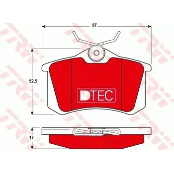 Brzdová destička TRW GDB1330DTE