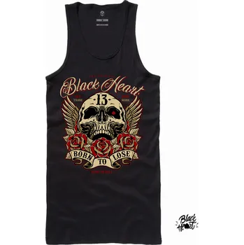 Dámské Tílko BLACK HEART BORN TO LOSE Barva: Černá, Velikost: M