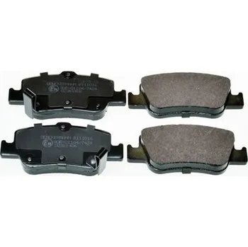 Brzdový systém Sada brzdových destiček, kotoučová brzda DENCKERMANN B111016