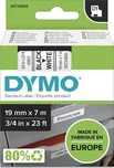Páska DYMO D1 19mm/7m černá na bílé
