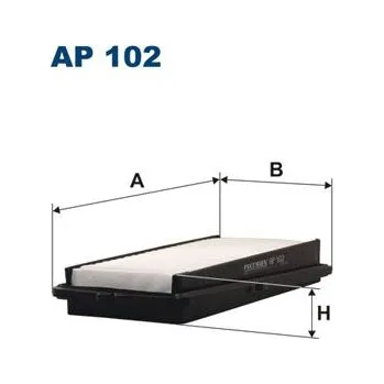 Vzduchový filtr Vzduchový filtr FILTRON AP 102