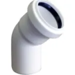Koleno bílé DN 32 - 45° HTB