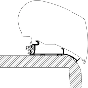 Markýza Adaptér Hymer 2013, 450 cm
