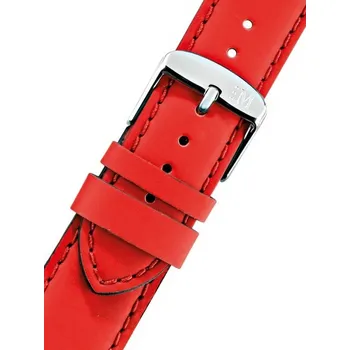 Řemínek na hodinky Kožený řemínek Morellato Pilates 4614B55.083 M, červený, ekokůže