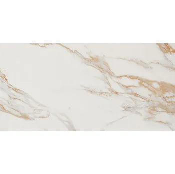 Dlažba Roma Gold Calacatta Oro Brillante - dlažba rektifikovaná 60x120 bílá fPZ1