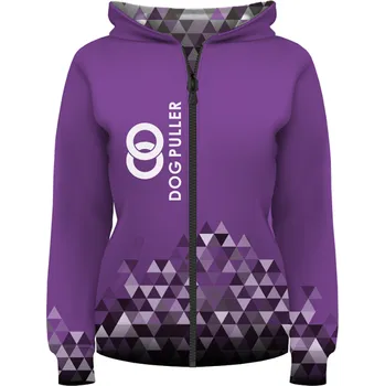 Pánská mikina Dog Puller mikina fialová S