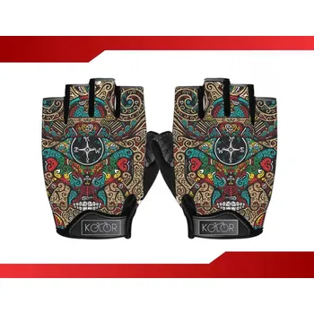 Cyklistické rukavice Krátké cyklistické rukavice KOLOR Ghost Rider Velikost: S