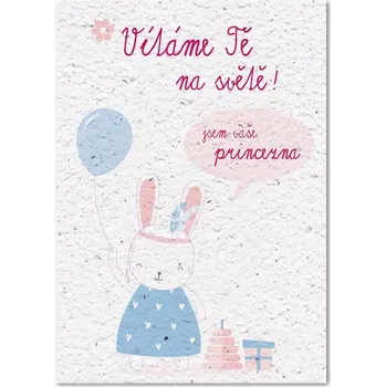 GREEN CAT Rostoucí přání K Narození Princezny