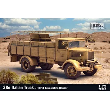 Plastikový model IBG 1/72 3Ro Italian Truck - 90/53 Ammunition Carrier