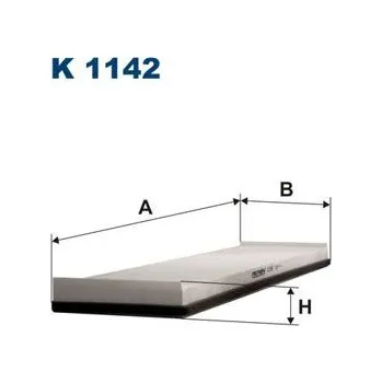 Autodíl Filtr, vzduch v interiéru FILTRON K 1142