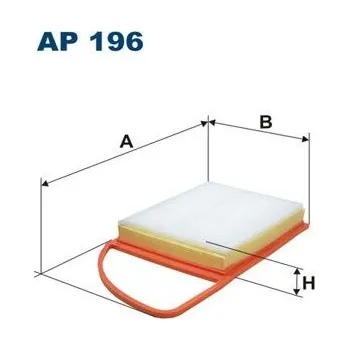 Vzduchový filtr Vzduchový filtr FILTRON AP 196