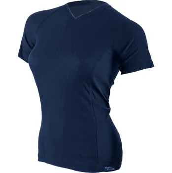 Dámské tričko COOL NANO triko krátký rukáv V .dámské .XL .tmavě modrá
