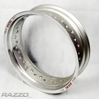 Ráfek na kolo Zadní ráfek Excel Rims 17 x 5,0 36 děr stříbrný Supermoto