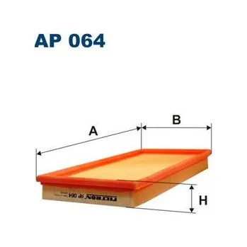 Filtr do auta Vzduchový filtr FILTRON AP 064