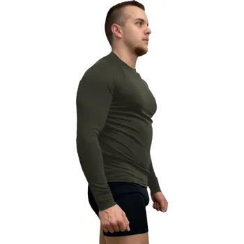 Pánské tričko GOLF NANO triko dlouhý rukáv .pánské .3XL .khaki