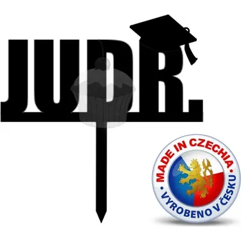 Jedlá dekorace na dort Caketools Zápich do dortu - JUDR.