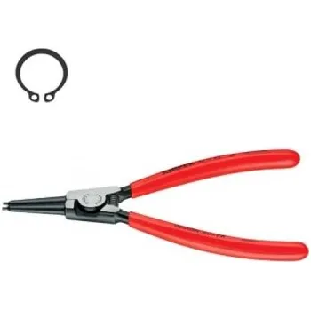 Dílna Knipex 46 11 A1 - Kleště na pojistné kroužky vnější 10-25mm rovné, délka 140mm, leštěné, rukojeti potažené plastem