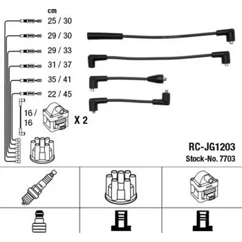 Zapalovací kabel Sada kabelů pro zapalování NGK 7703