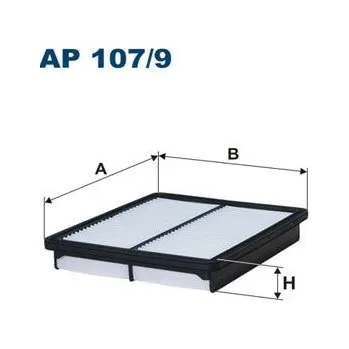 Autodíl Vzduchový filtr FILTRON AP 107/9