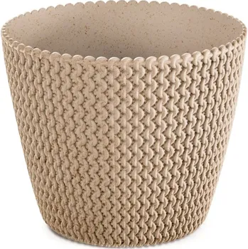 Květináč PROSPERPLAST Květináč SPLOFY ECO WOOD 18,7 cm naturo