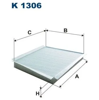 Ventilátor topení a klimatizace Filtr, vzduch v interiéru FILTRON K 1306