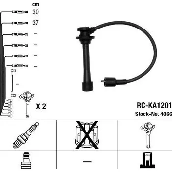 Zapalovací kabel Sada kabelů pro zapalování NGK 4066