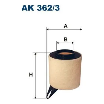 Vzduchový filtr Vzduchový filtr FILTRON AK 362/3
